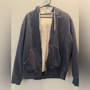 Polo Ralph Lauren fleece lined hoodie. Size M